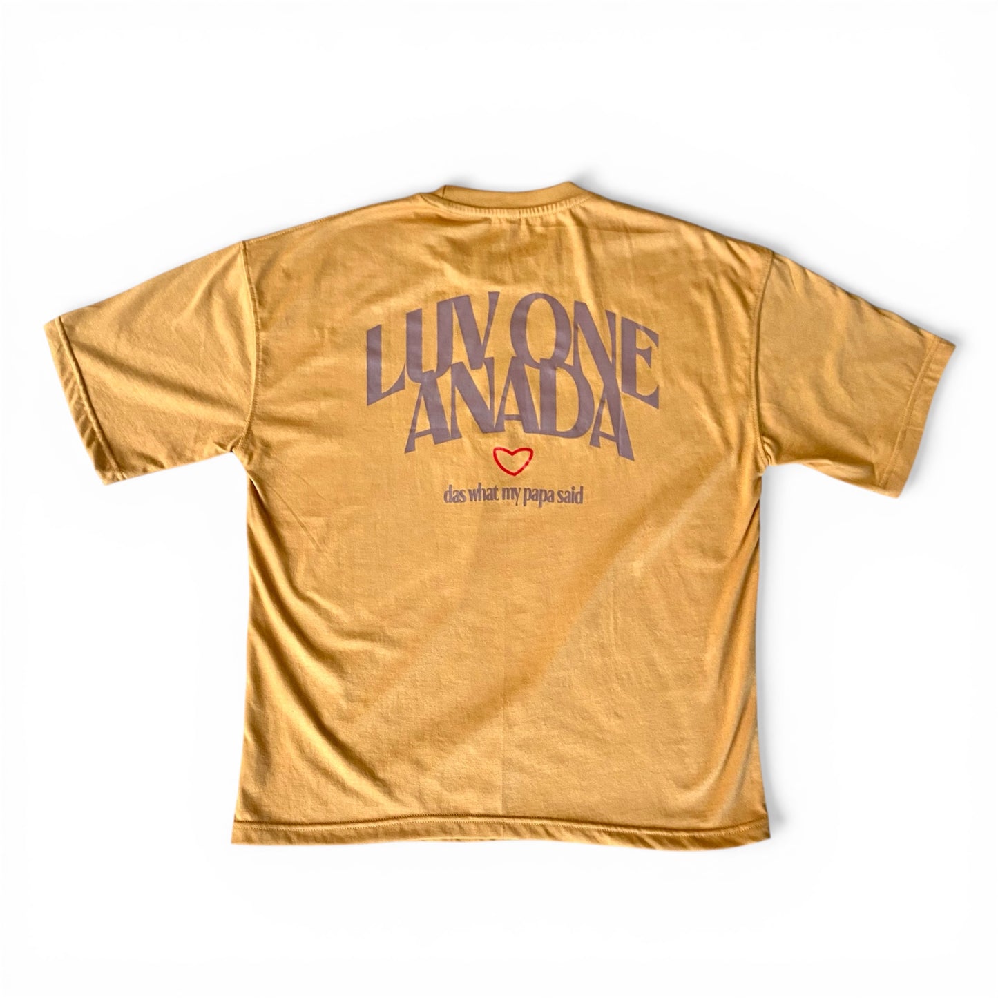 "Luv One Anada" Oversized Tee