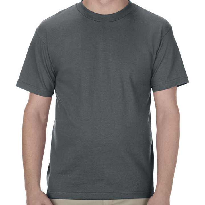 Adult Heavy Cotton T-Shirt (1-2 Color Design, Screen Print)