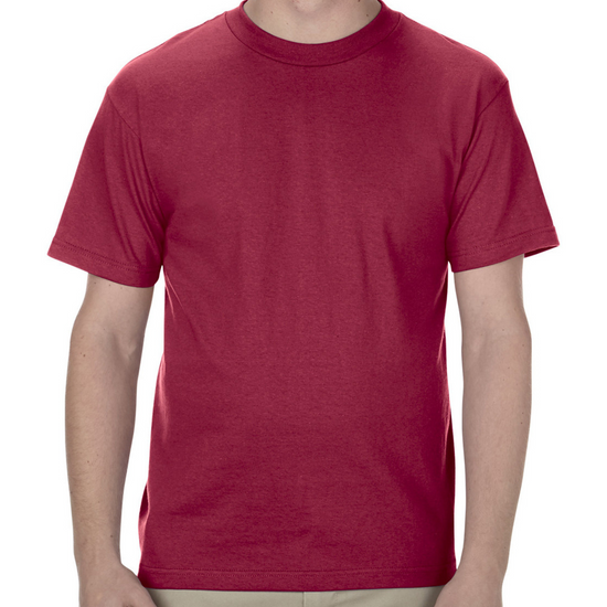 Adult Heavy Cotton T-Shirt (1-2 Design, HTV)