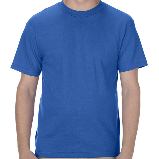 Adult Heavy Cotton T-Shirt (1-2 Design, HTV)