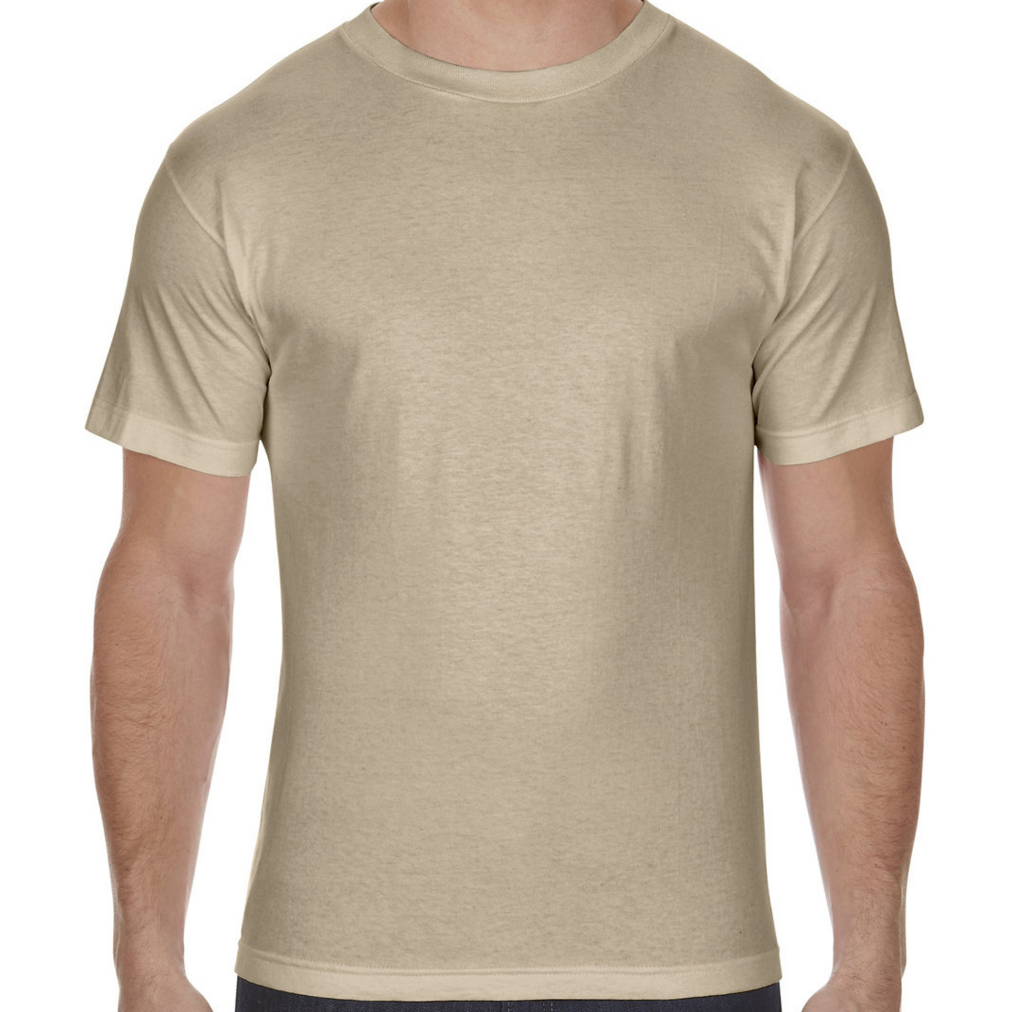 Adult Heavy Cotton T-Shirt (1-2 Design, HTV)