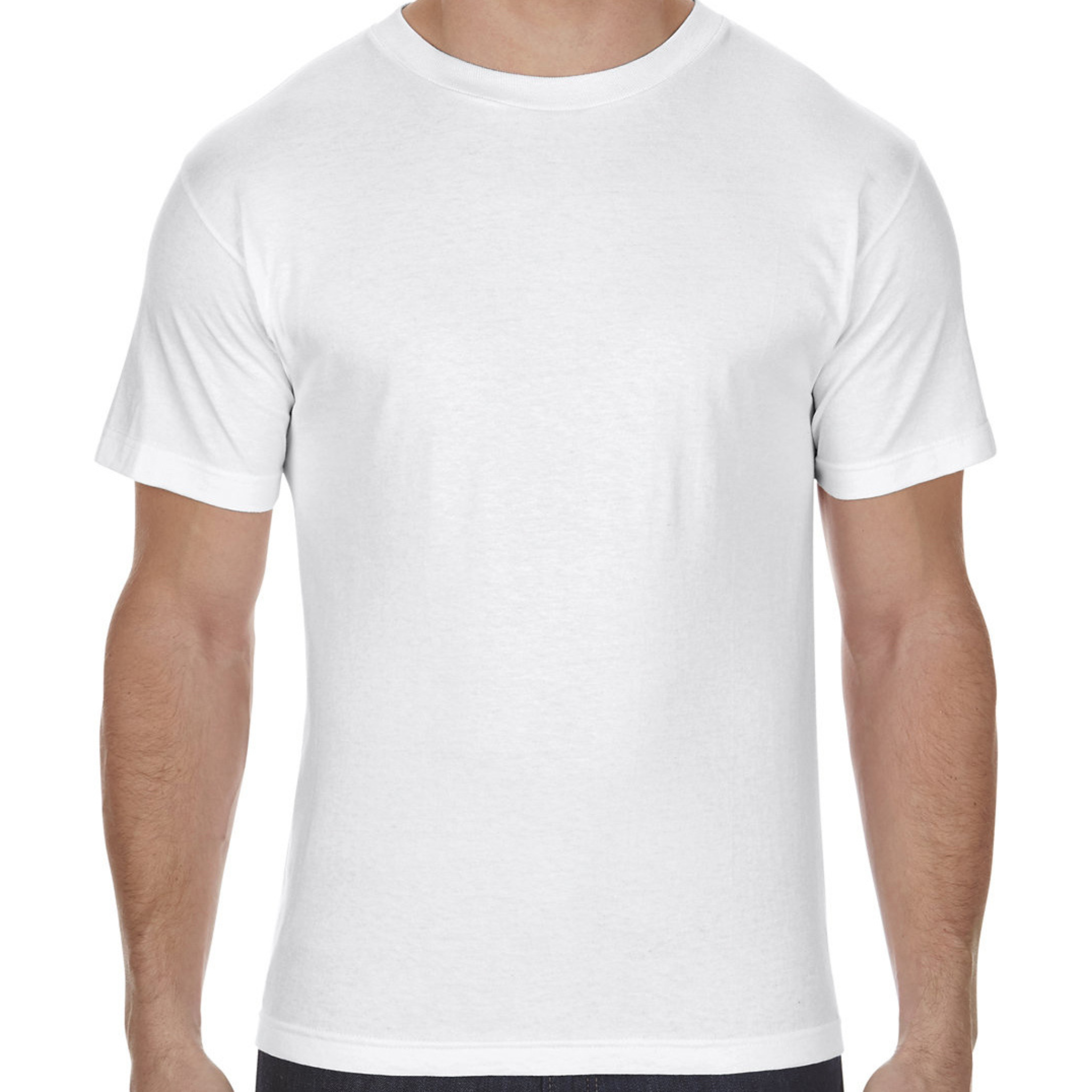 Adult Heavy Cotton T-Shirt (1-2 Design, HTV)