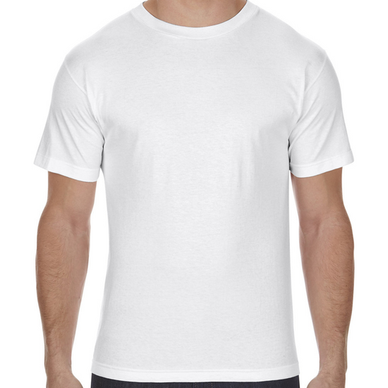 Adult Heavy Cotton T-Shirt (1-2 Design, HTV)