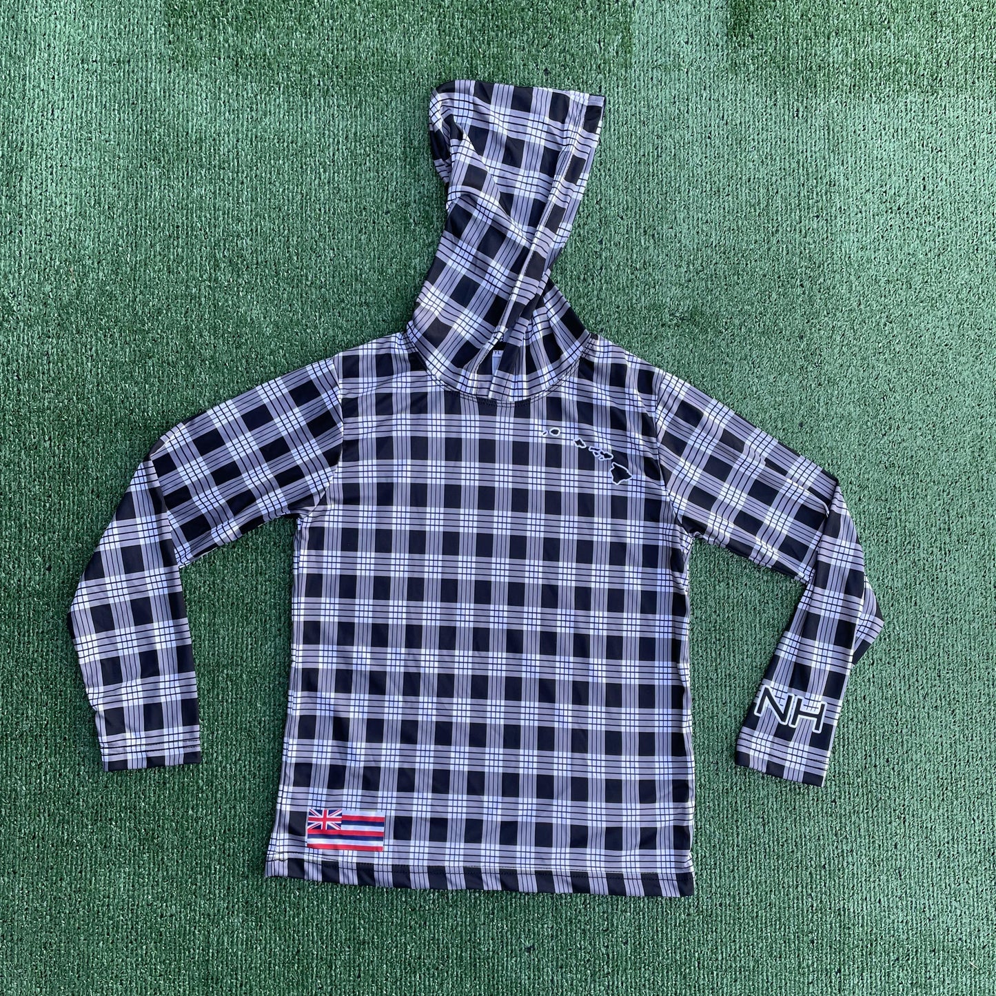 an image of a Palaka long sleeve dri fit hoodie for adult