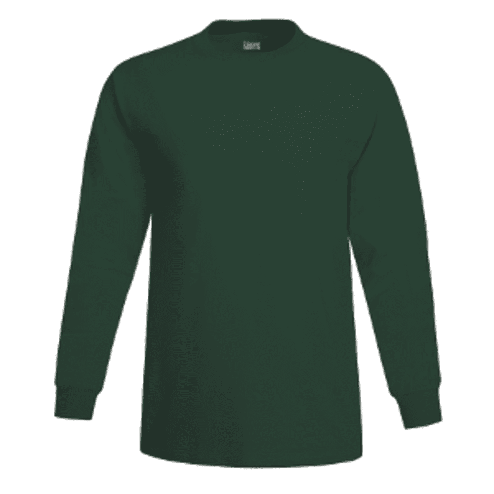 Adult Heavy Cotton Long Sleeve T-Shirt (1-2 Color Design, HTV)