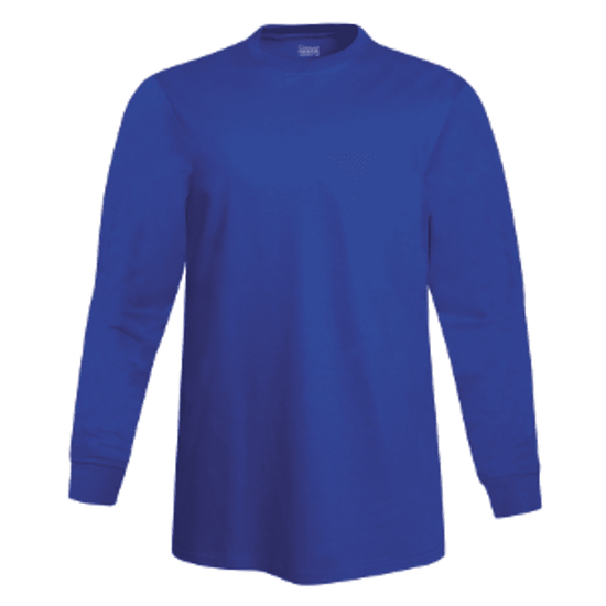 Adult Heavy Cotton Long Sleeve T-Shirt (1-2 Color Design, HTV)