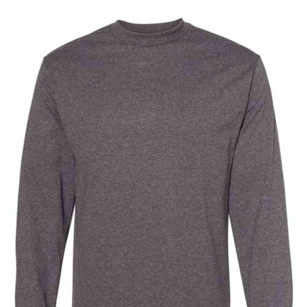 Adult Heavy Cotton Long Sleeve T-Shirt (1-2 Color Design, HTV)