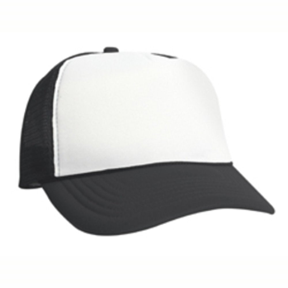 5 Panel Foam Mesh Trucker Hat (HTV)