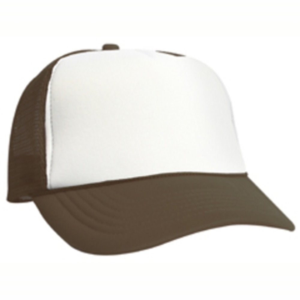 5 Panel Foam Mesh Trucker Hat (HTV)