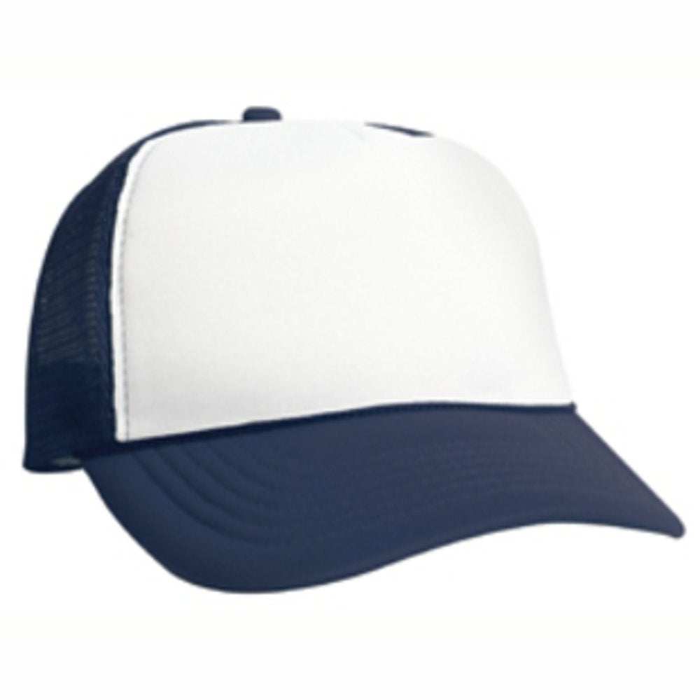 5 Panel Foam Mesh Trucker Hat (HTV)