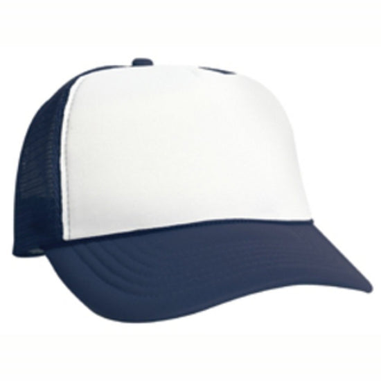 5 Panel Foam Mesh Trucker Hat (HTV)
