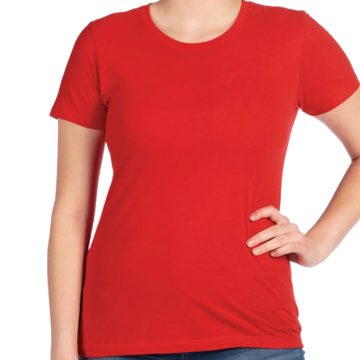 Women’s Fitted Scoop Neck Top (Full Color)