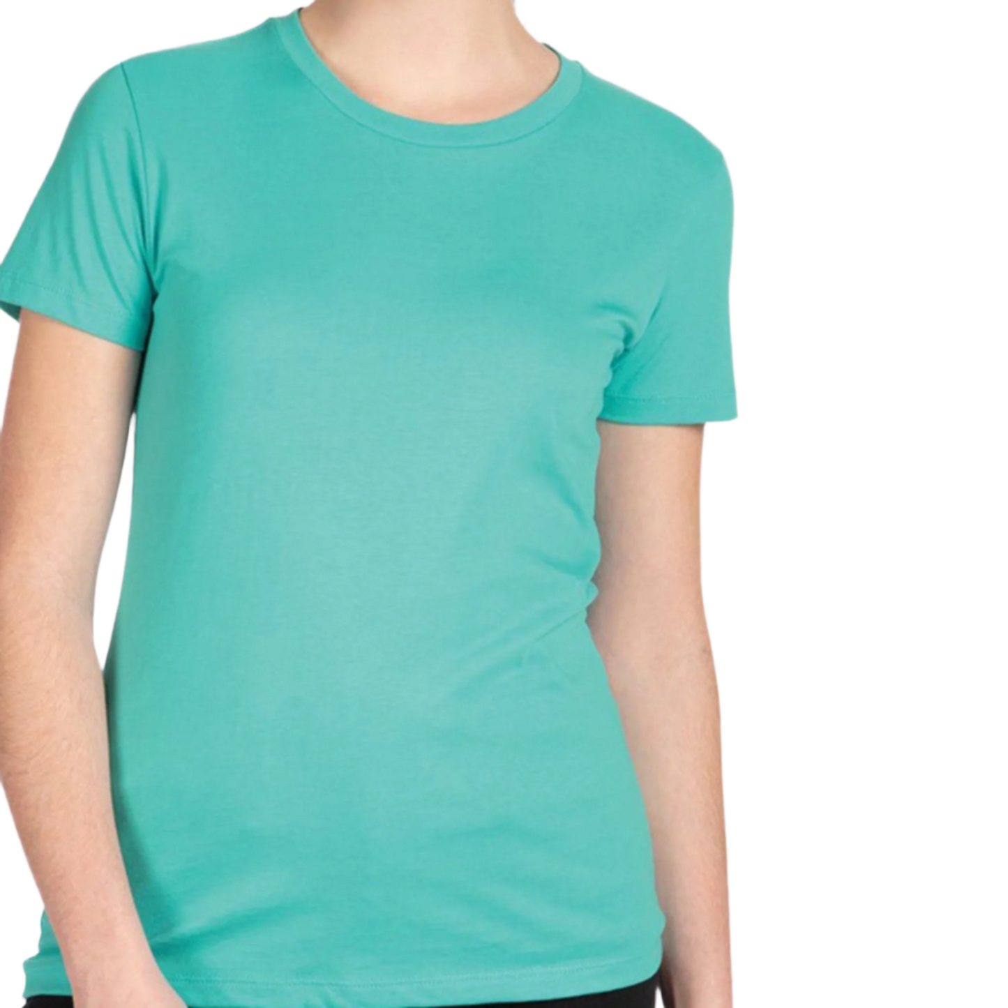 Women’s Fitted Scoop Neck Top (Full Color)