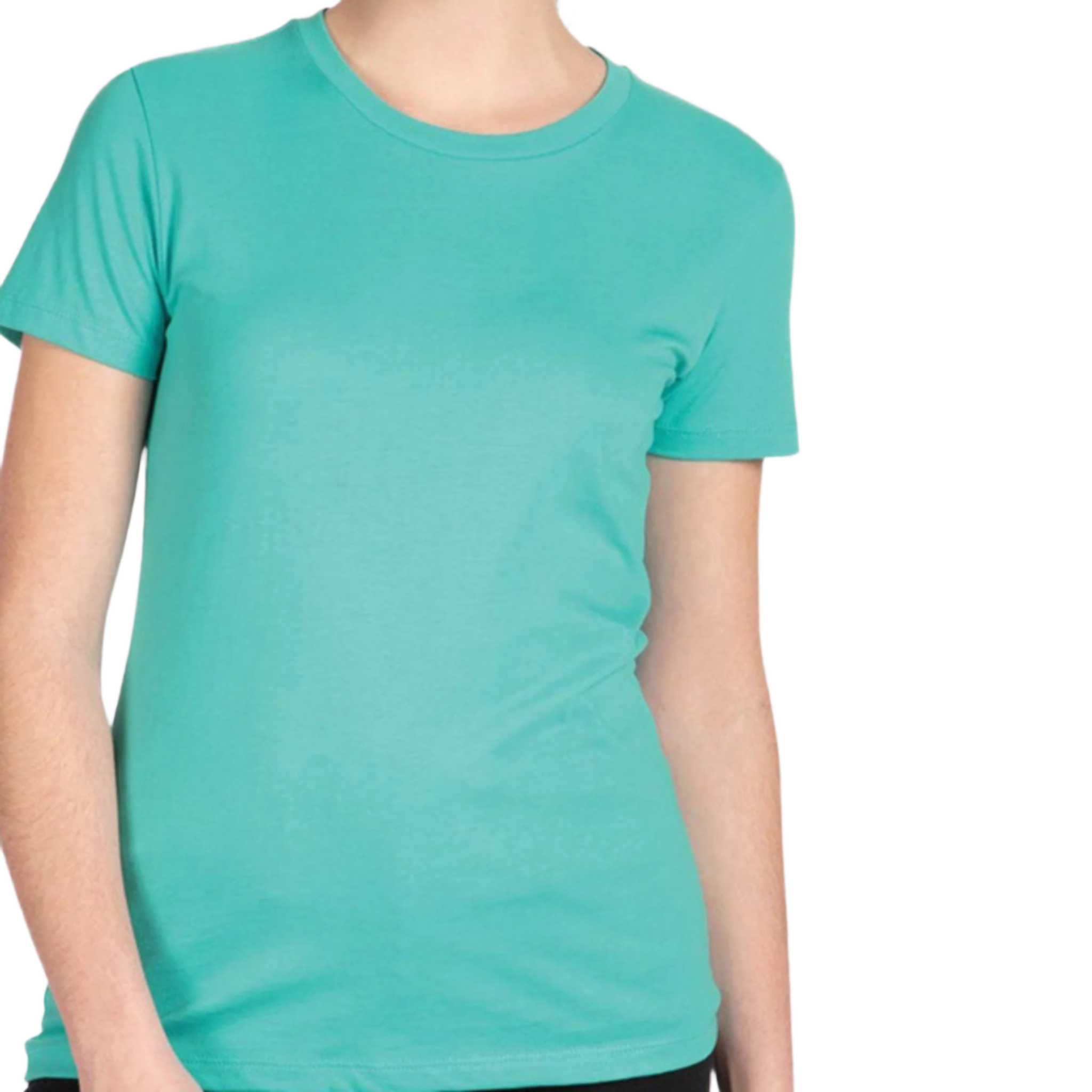 Women’s Fitted Scoop Neck Top (Full Color)