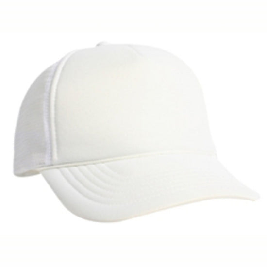 5 Panel Foam Mesh Trucker Hat (HTV)