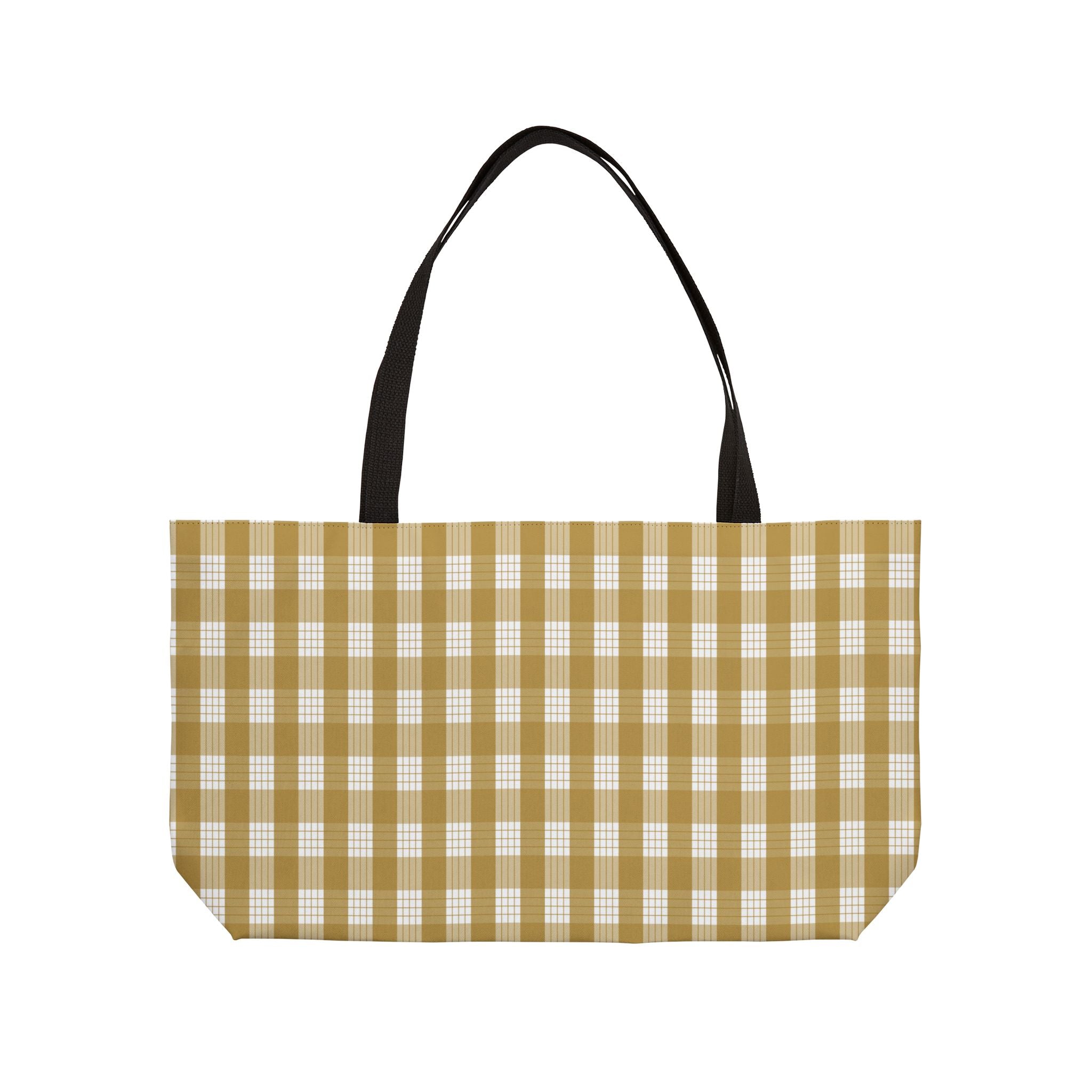 Large Gold Palaka Tote