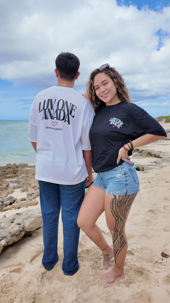 "Luv One Anada" Oversized Tee