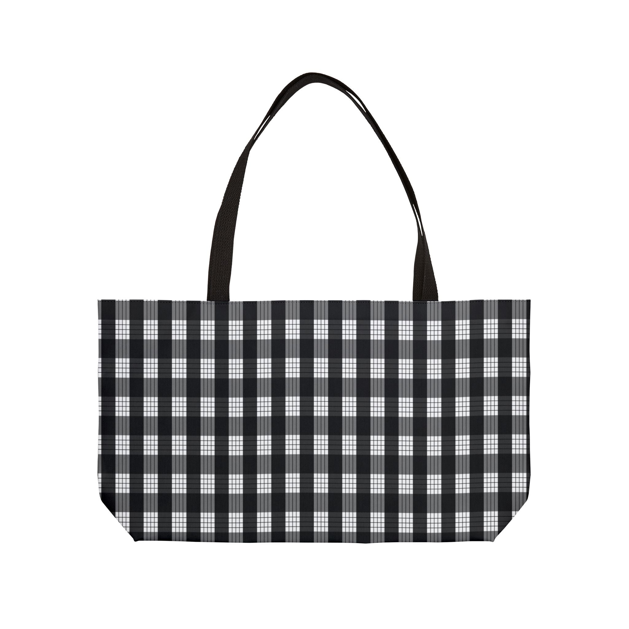 Large Black Palaka Tote