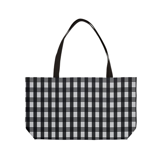 Large Black Palaka Tote