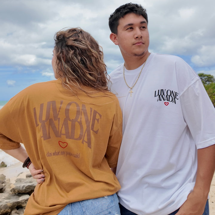 "Luv One Anada" Oversized Tee