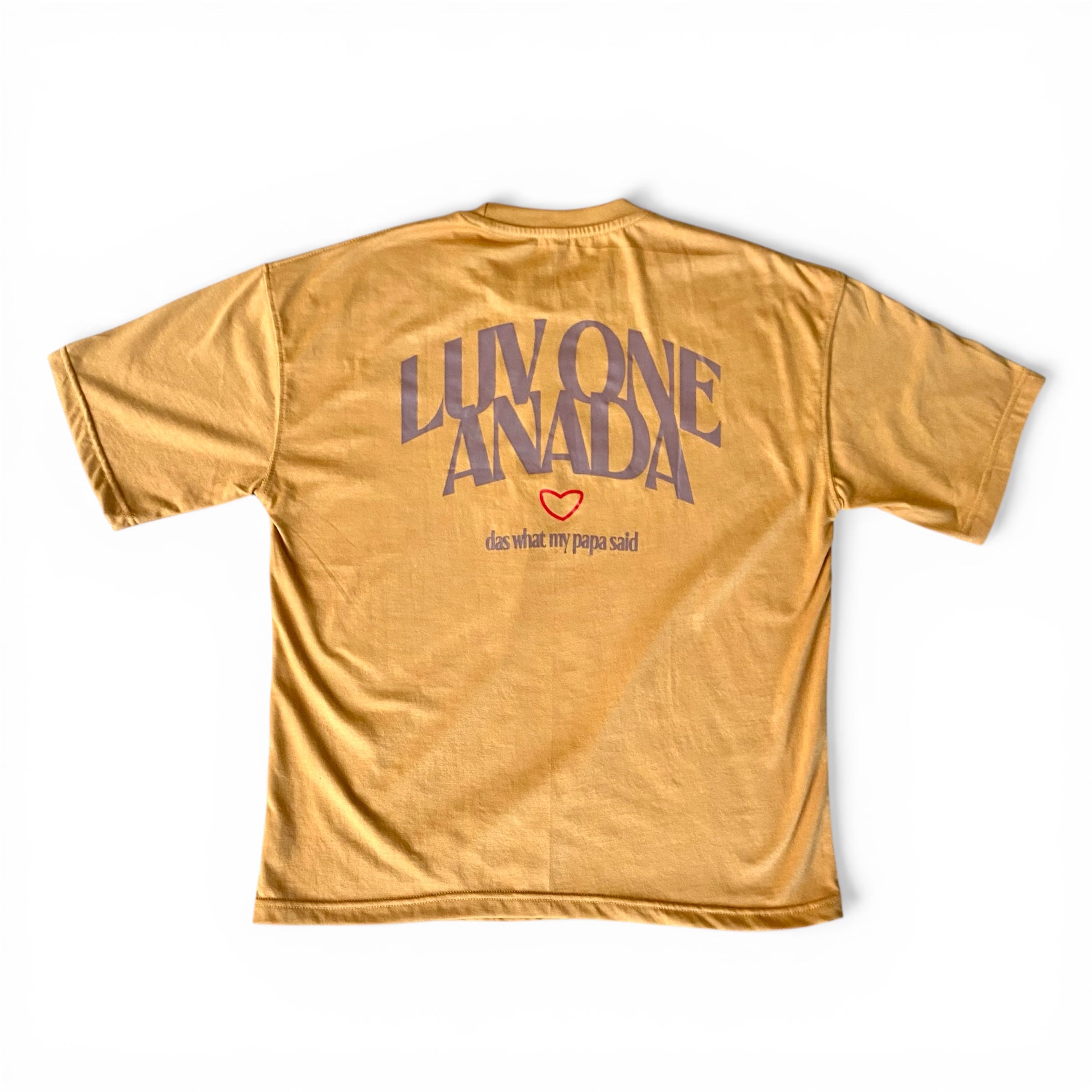 "Luv One Anada" Oversized Tee