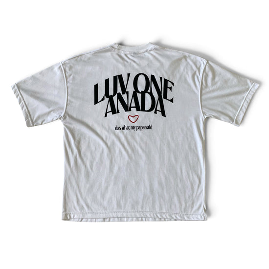 "Luv One Anada" Oversized Tee