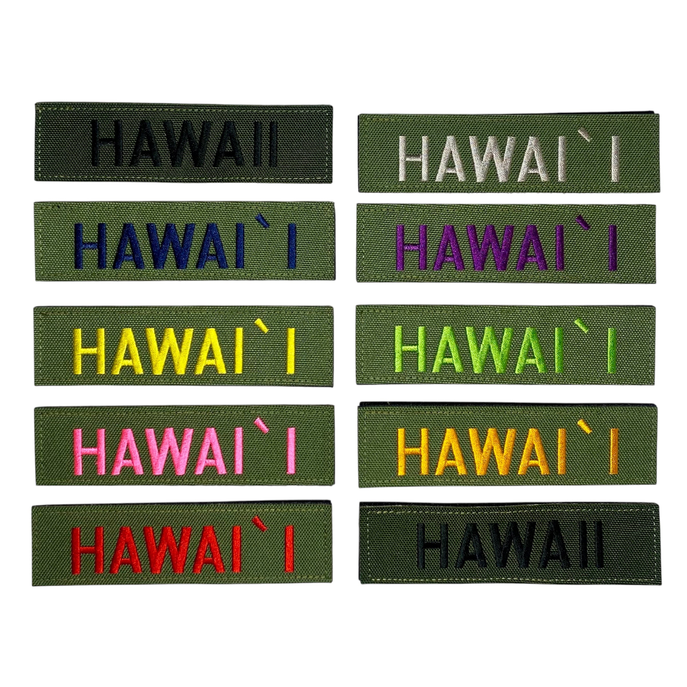 Velcro Hawai’i Rectangle Patch