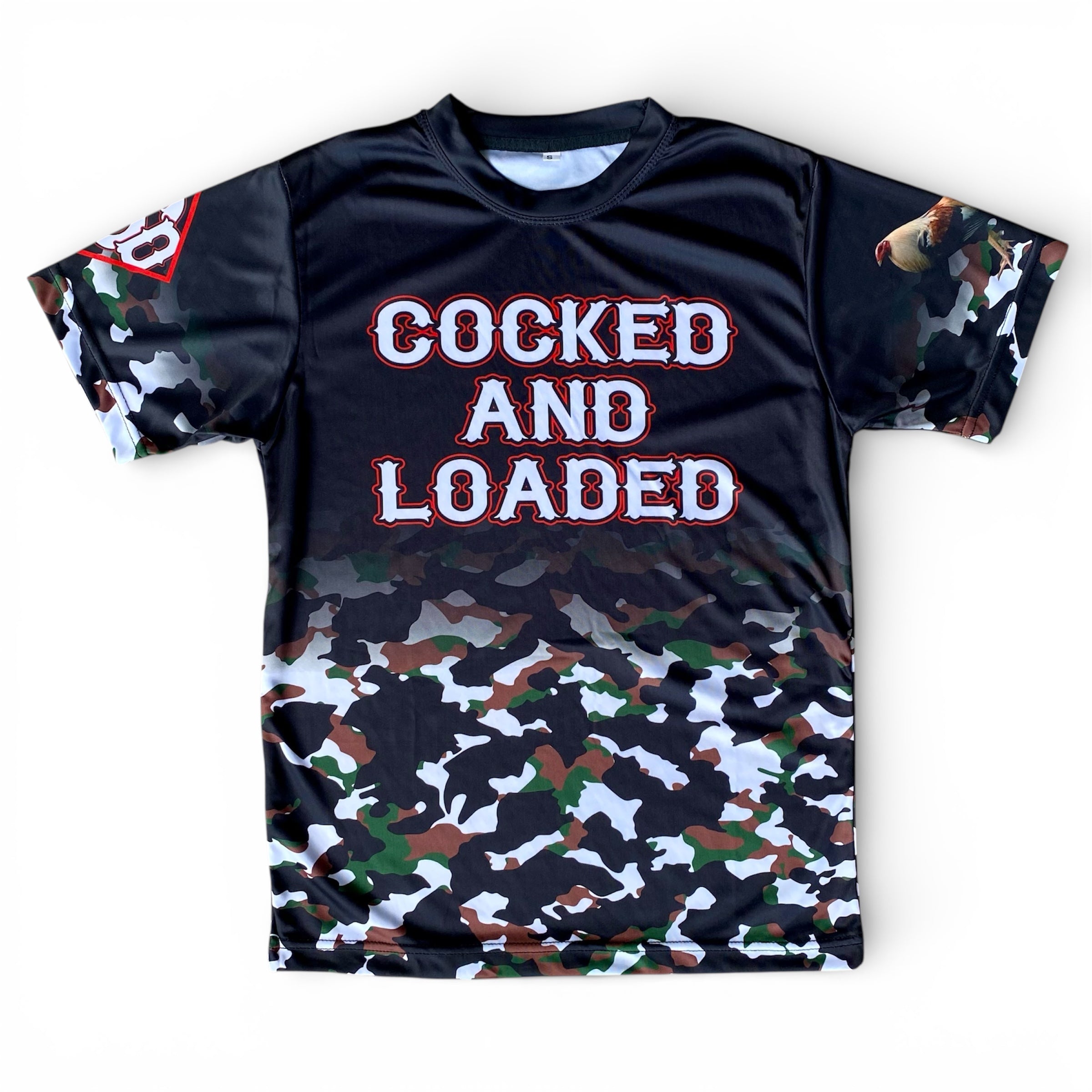 Cocked and Loaded Camouflage Youth/Adult Shirt