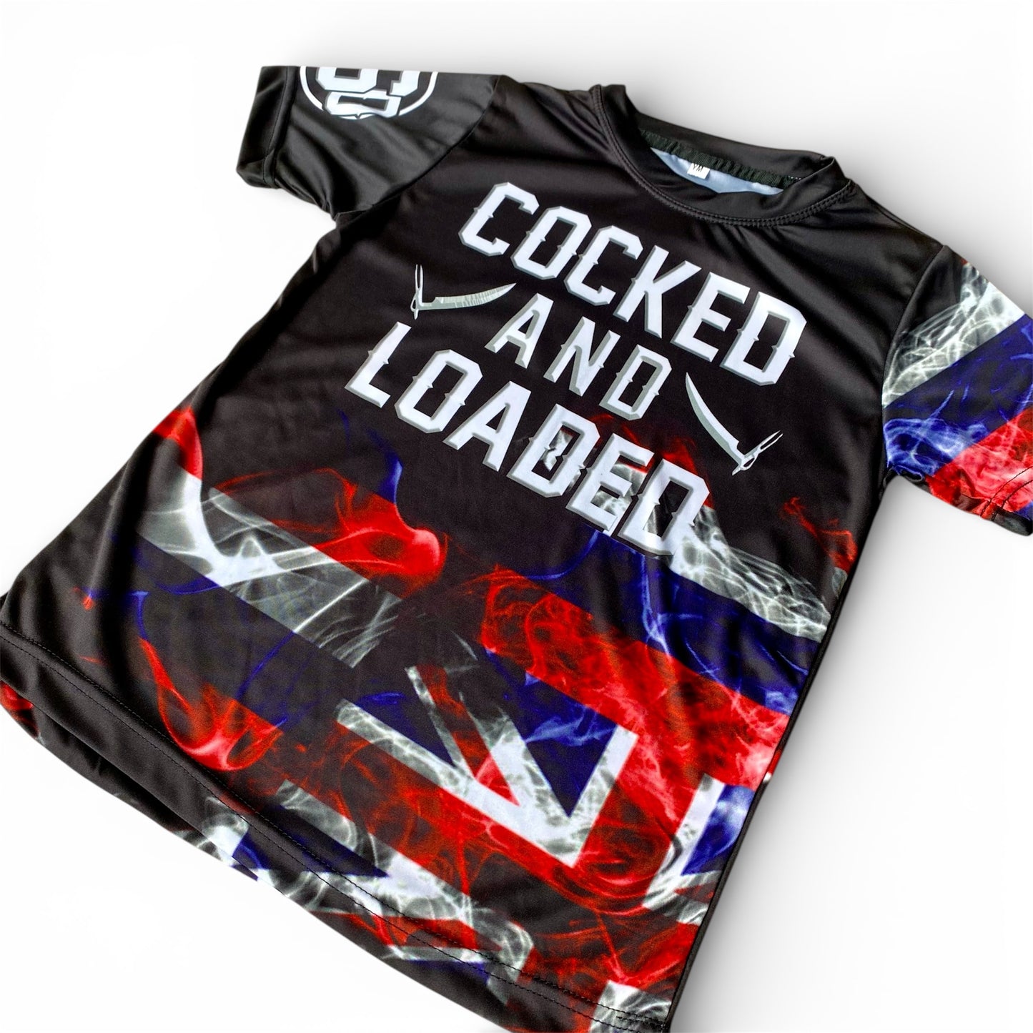 Cocked and Loaded Hawaiian Flag Youth/Adult Shirt