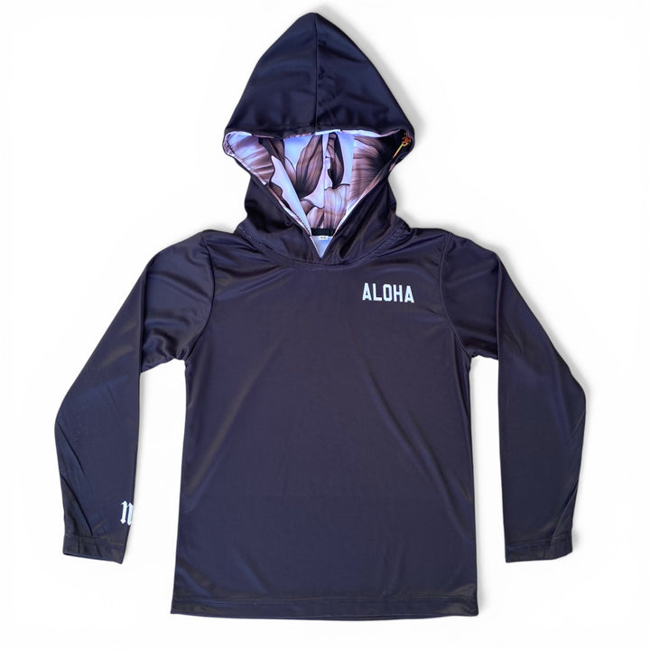 Aloha Youth/Adult Black LS Hoodie