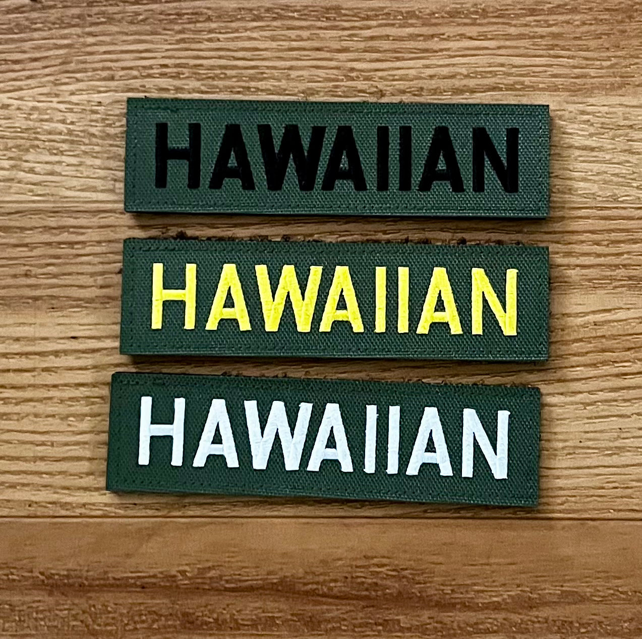 Velcro Hawaiian Rectangle Patch