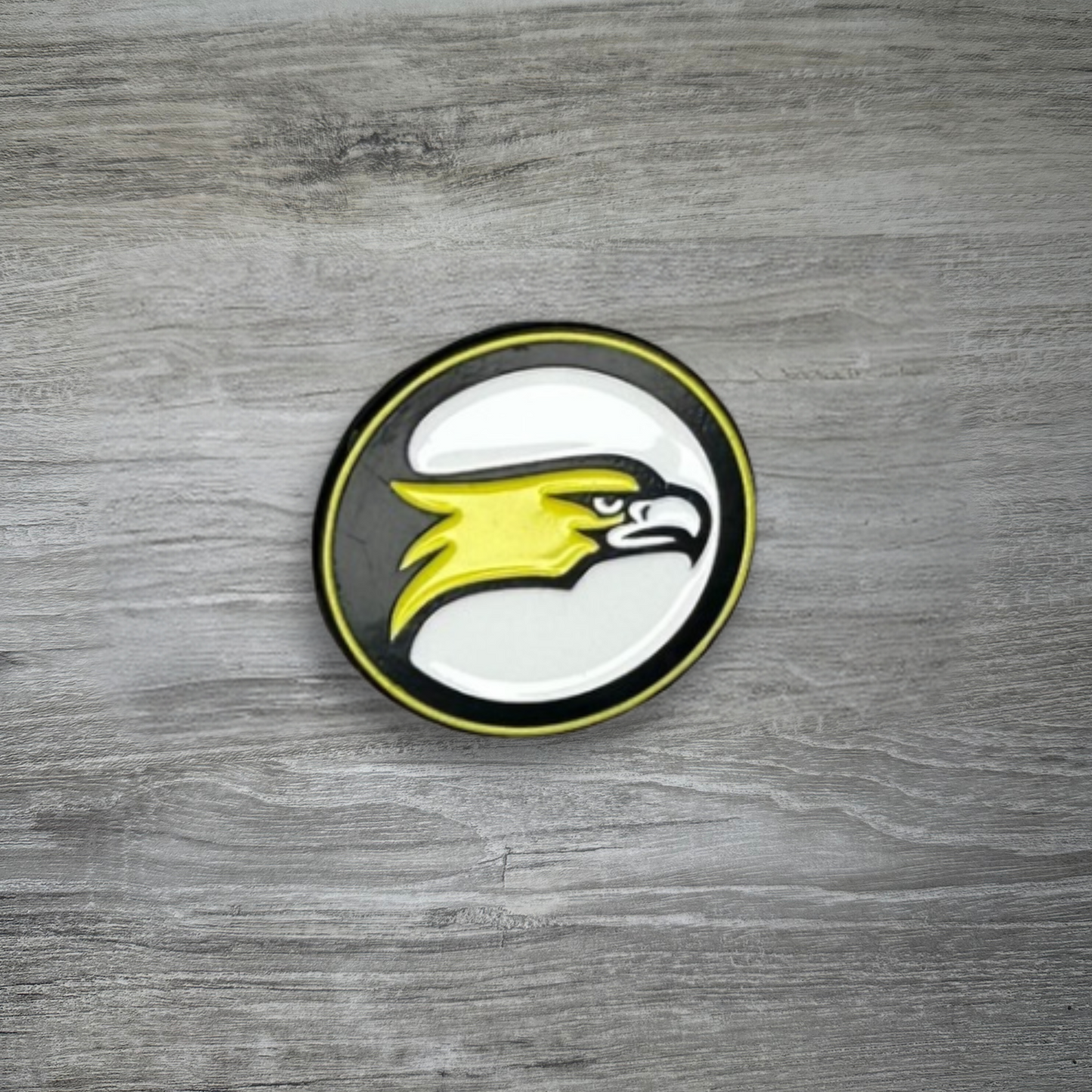 Nanakuli Hawk | Nanakuli enamel pin featuring a detailed hawk design, vibrant colors, and sturdy metal backing, perfect for showcasing pride and adding personality to jackets, bags, or hats.