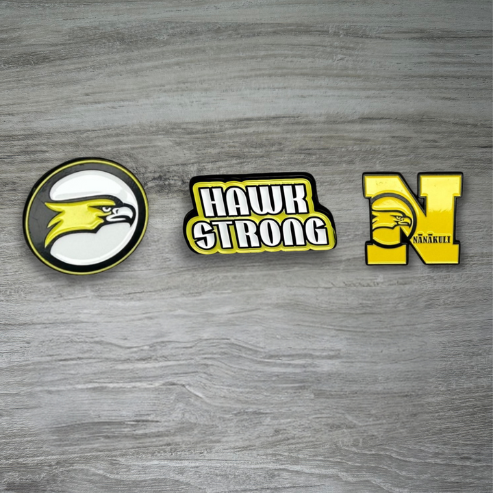 Nanakuli Enamel Pins Collection | Hawk Strong, Nanakuli Hawk, Nanakuli Pride | High-Quality, Vibrant Designs