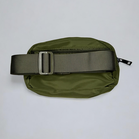 Single pouch bag with a compact design and spacious interior, perfect for carrying essentials, featuring durable material, stylish look, and a convenient adjustable strap.