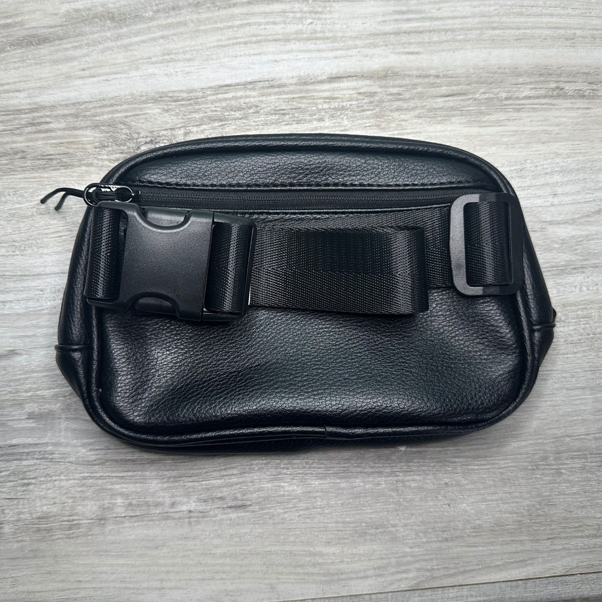 Single pouch bag with a compact design and spacious interior, perfect for carrying essentials, featuring durable material, stylish look, and a convenient adjustable strap.