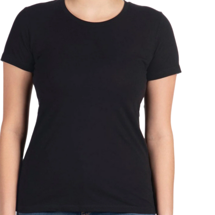 Women’s Fitted Scoop Neck Top (Screen Print)