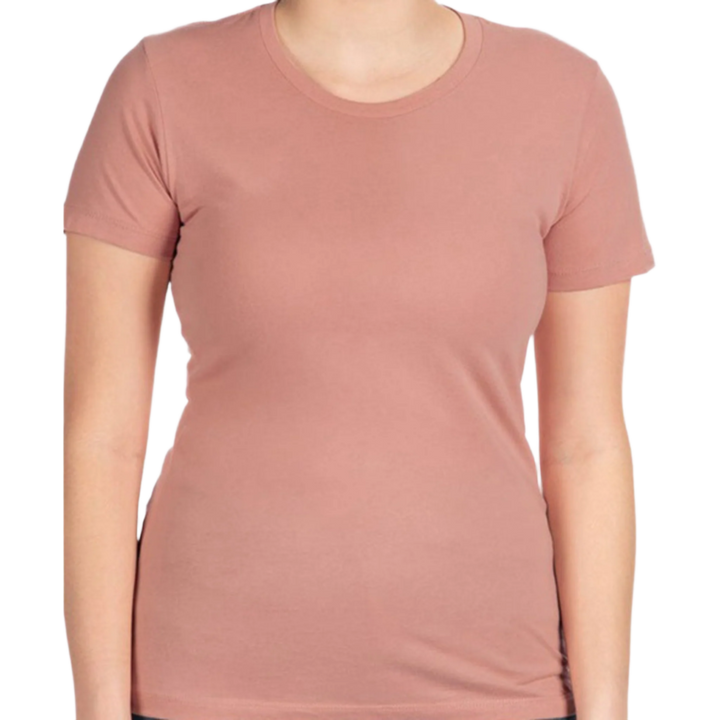 Women’s Fitted Scoop Neck Top (Screen Print)